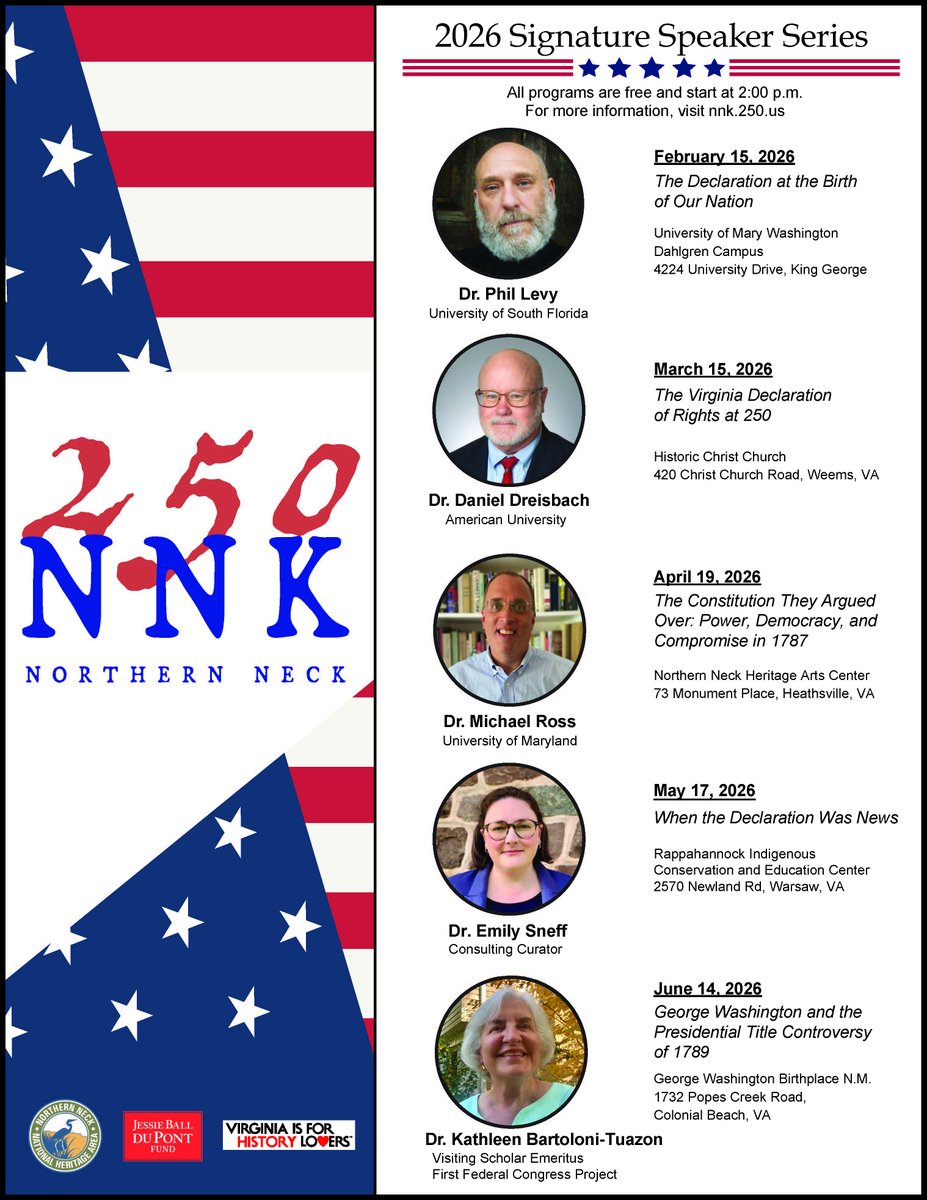 The NNK250 Signature Speaker Series recommences with a great line-up of presenters! Learn our history and celebrate our heritage of thoughtful and informed debate!