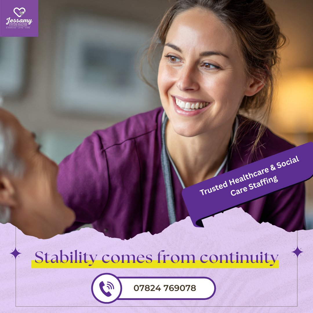 Care gaps happen, and urgent cover keeps things moving. 

Yet constant short-term fixes strain teams and budgets. 

Long-term staffing changes that. Jessamy connects providers with professionals who stay, integrate, and strengthen care.

#WorkforceStability #CareStaffing #Team