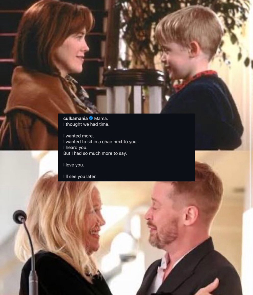 notgwendalupe's tweet image. Macaulay Culkin pays tribute to Catherine O'Hara 🤍