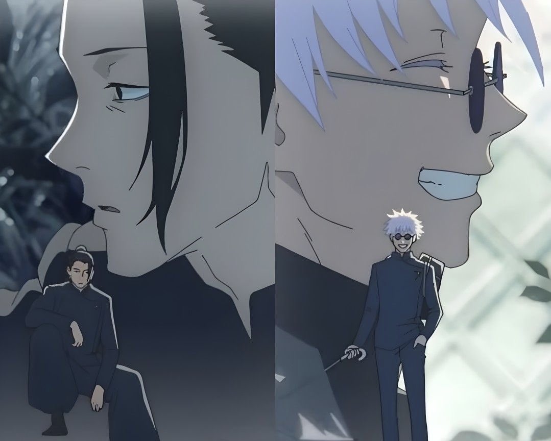 gogepaws's tweet image. yuji &amp;amp; megumi compliment eachother so well, j how gojo &amp;amp; geto compliment eachother