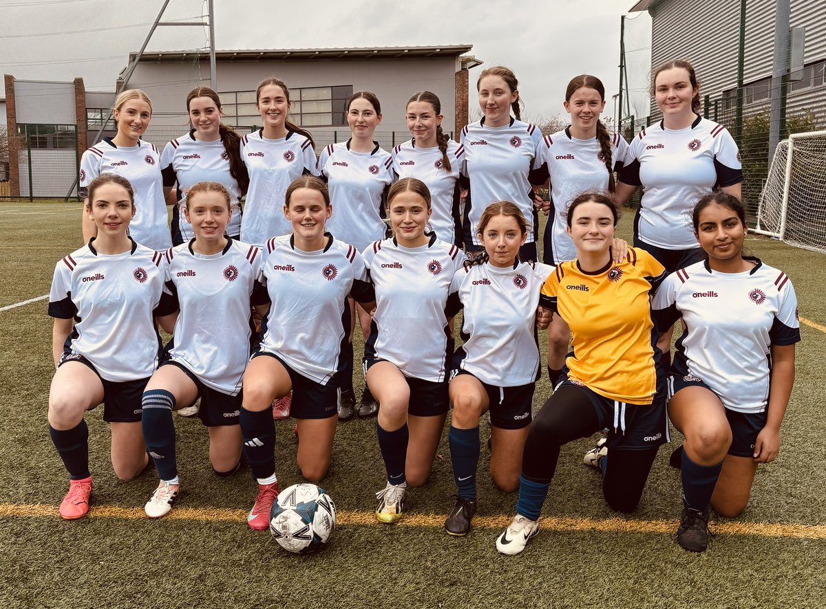 Our U18 girls battled through the wind and rain today to reach the final of the Belfast Cup.

Goals from Aoife x2 and Tara sealed a 3-0 semi final victory over St Louises.