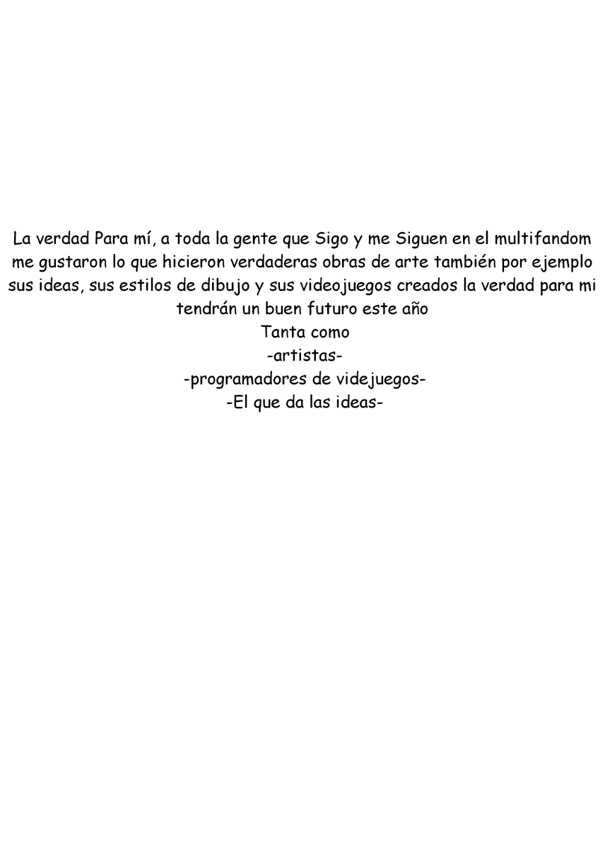 Para Mis artistas favoritos + creadores de contenido y  Mas unas palabras para ellos