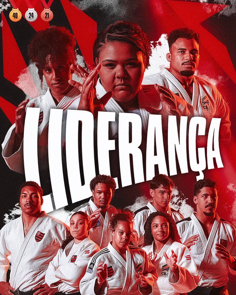 🥋 LÍDER DO BRASIL!

O Flamengo terminou 2025 em 1º lugar no Ranking Geral da CBJ no Judô.
🏅 85 medalhas no total.
🥇 40 ouros | 🥈 24 pratas | 🥉 21 bronzes

É judô, é Flamengo, é #FlaJudô. 🔴⚫️