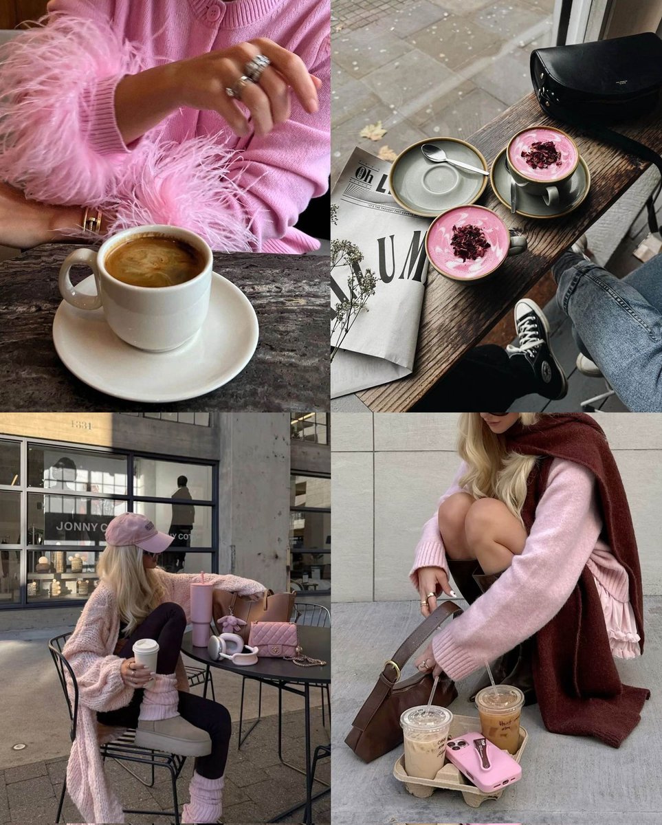 Pink &amp; Burgundy 🩷🤎