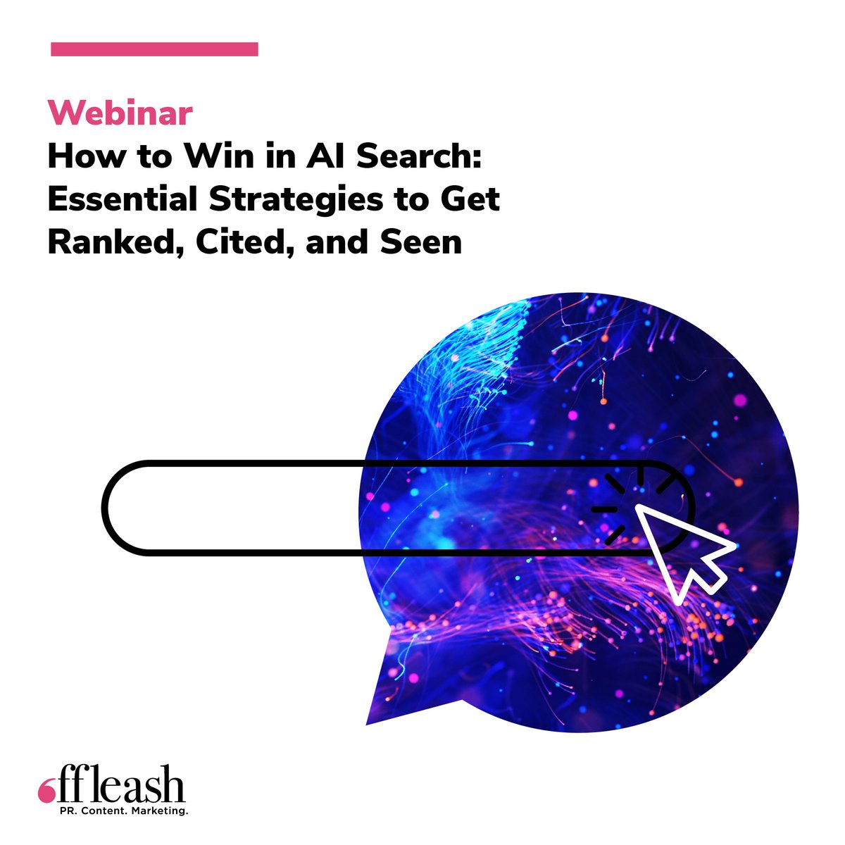 offleashpr's tweet photo. 🔎 If AI answers your buyer’s question tomorrow, how will your brand show up? Join our #webinar on 2/26 at 12pm PT, where Offleash VP of Integrated Marketing @KIndrieri will walk through AI Engine Optimization (#AEO).

You’ll leave with:
◾ A focused 30-day AEO action plan
◾ A lightweight audit checklist you can apply immediately
◾ Clear language to explain how AEO supports the broader GEO trend inside your org

Register here: https://t.co/VnVFNbgASD