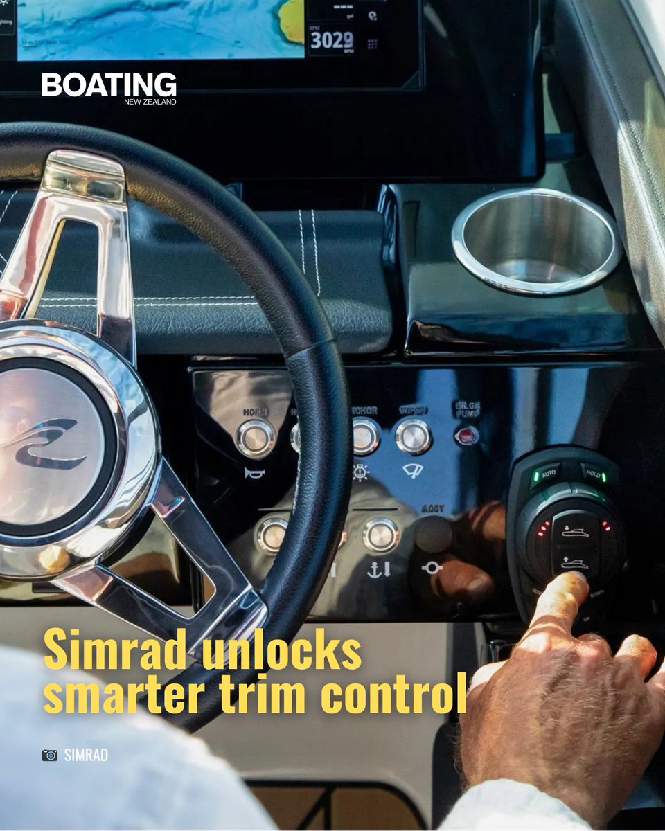 boating_nz's tweet image. Simrad adds exclusive Lenco Pro Control integration. Smarter auto levelling. Cleaner helms. Better rides.

ap1.hubs.ly/y0y8Kh0

#BoatingNZ #Simrad #MarineElectronics #OnTheWater #BoatTech #SmartHelm