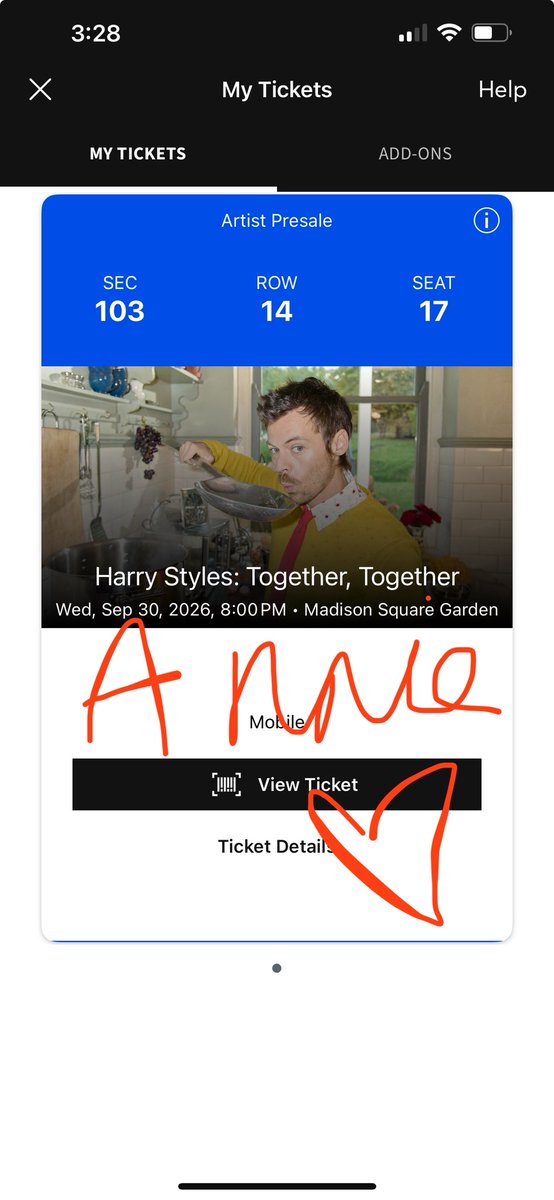 annie_plotkin's tweet photo. selling 1 ticket for harry styles in NYC!!!!!! selling for less than what I paid because I bought a wembley ticket instead 💗💗💗 pls dm me if you’re interested

🏷️ nyc New York City harry styles msg Madison square garden tickets selling https://t.co/8Z7Mgq1b8b