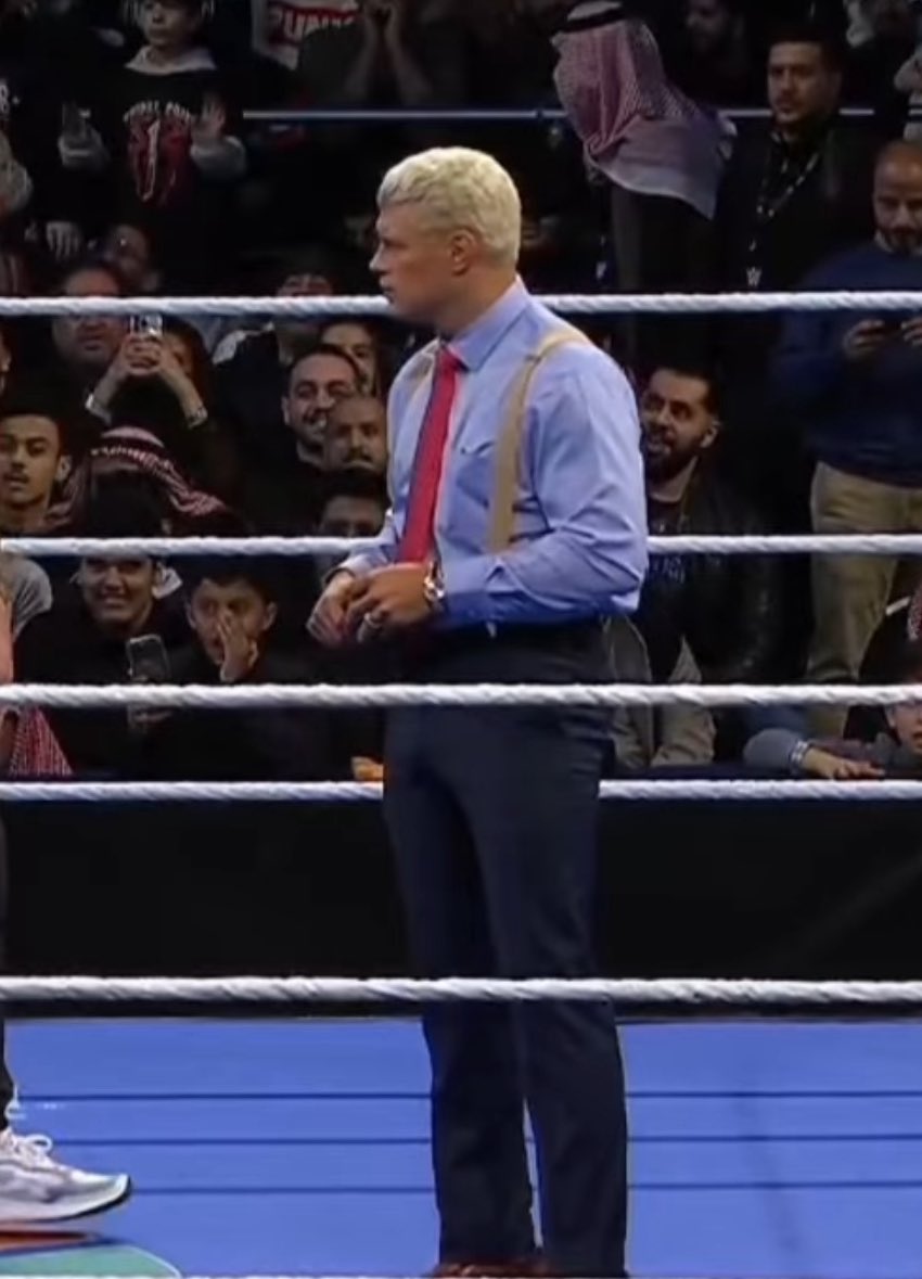 bubscampbell's tweet photo. @MrSantiZap “A desperate Cody is dangerous” lmao

I think after tonight, Brons chances of winning have increased significantly https://t.co/pEDxQIpffs