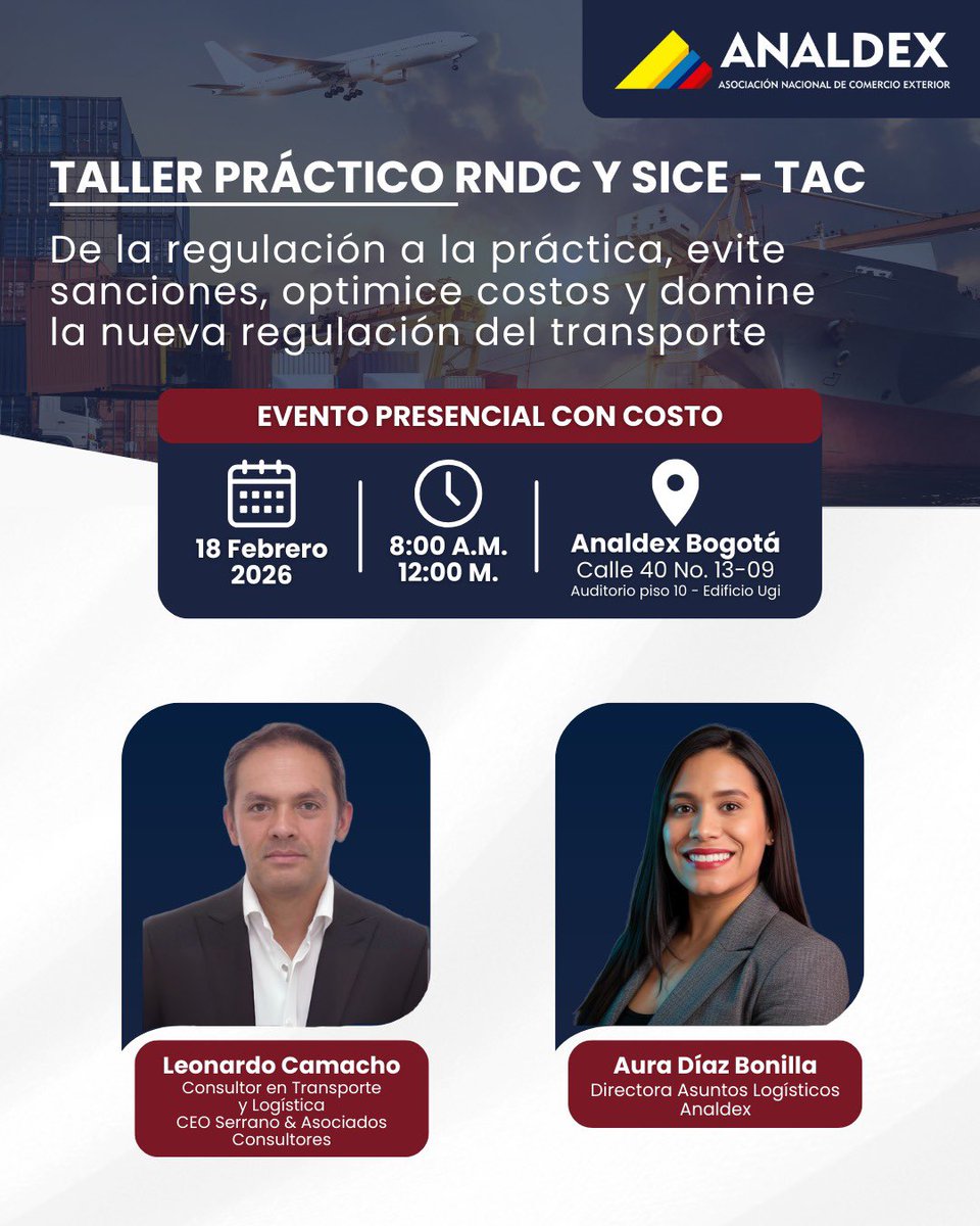 Jornada Logística - Analdex tweet media