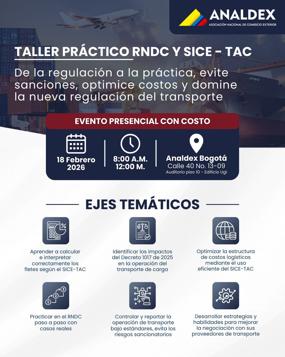 Jornada Logística - Analdex tweet media