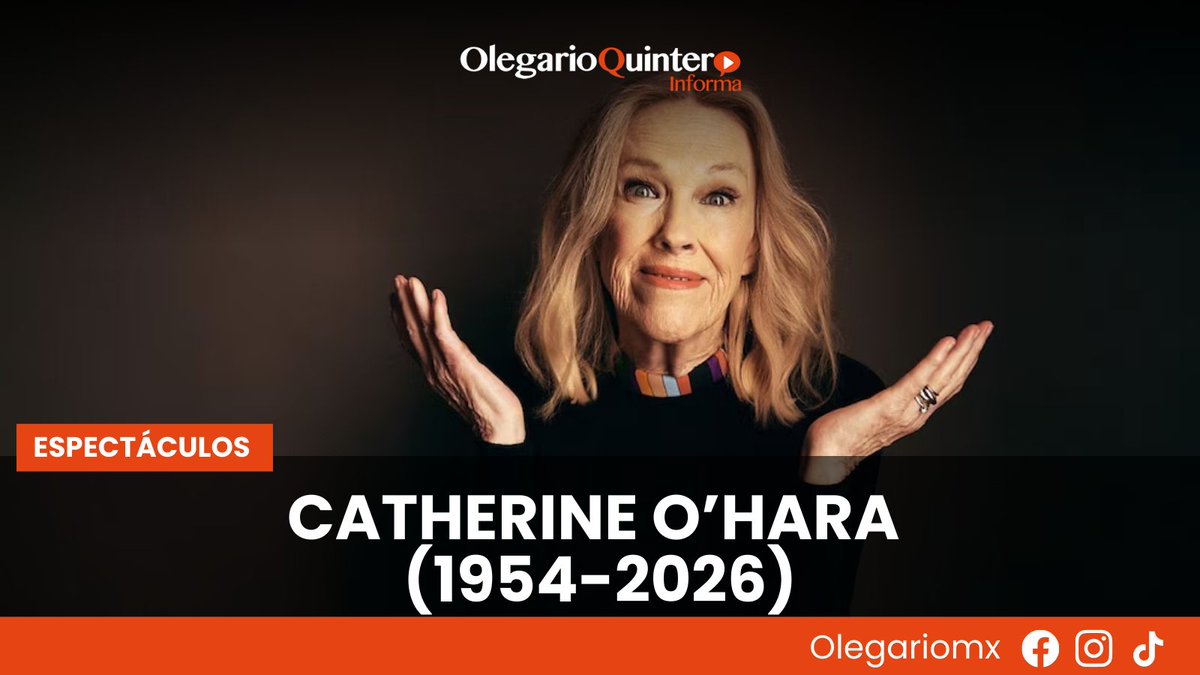 🕊️🎬 Catherine O’Hara, icónica actriz de Mi Pobre Angelito y Schitt’s Creek, falleció a los 71 años tras una breve enfermedad. Su legado en cine y TV vivirá por siempre 💔✨