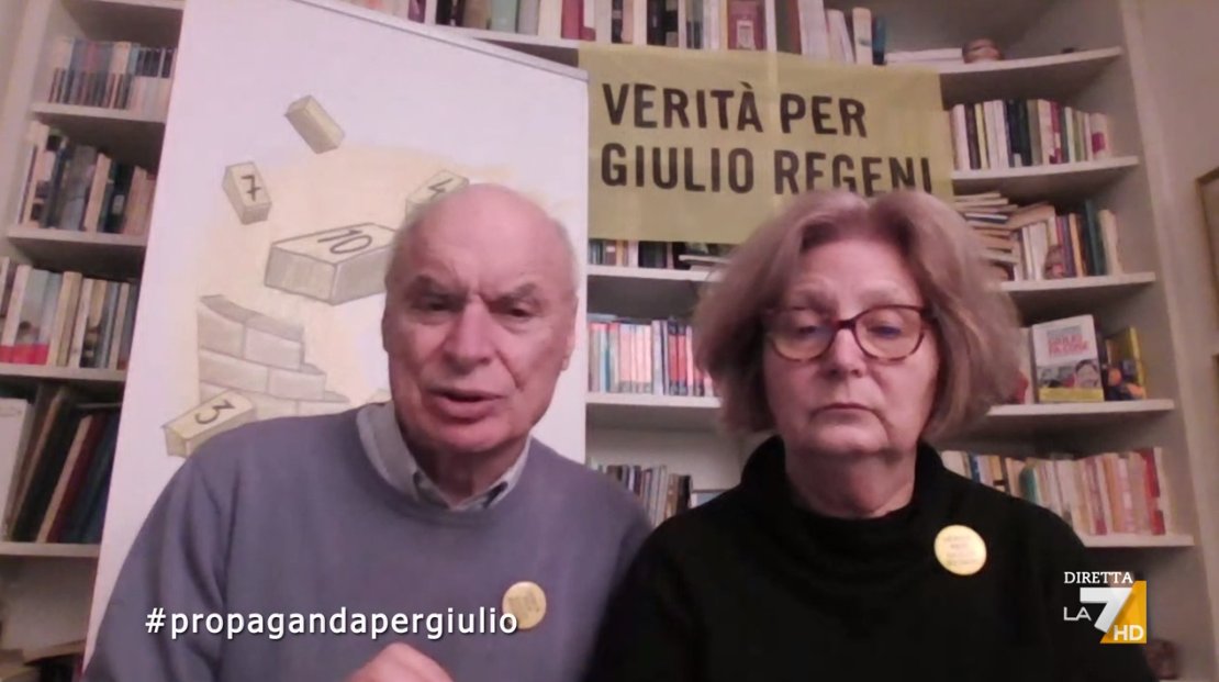 "Il libro serviva per dare un'idea di chi fosse Giulio come persona, un ragazzo molto simile a tanti ragazzi di oggi. Il documentario va ancora più nel dettaglio con quello che abbiamo vissuto negli ultimi due anni con il processo"

#propagandapergiulio #propagandalive