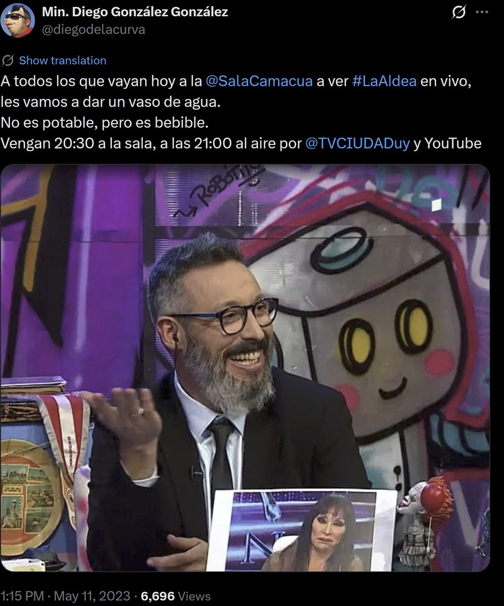 MartinFitz23506's tweet image. AGUA: Se seguirá riendo @diegodelacurva ?