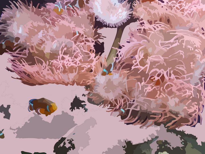 NubesDesign's tweet image. Art of the Day! "Fish Clown second derivation". Buy at: ArtPal.com/nubesdesignch?…