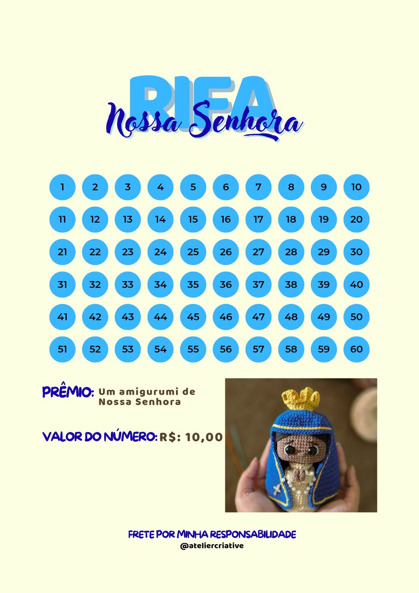 ateliercriative's tweet photo. oiii gente, rifinha valendo uma nossa senhora em crochê 💙💙💙 https://t.co/Wdw2U1SzQy
