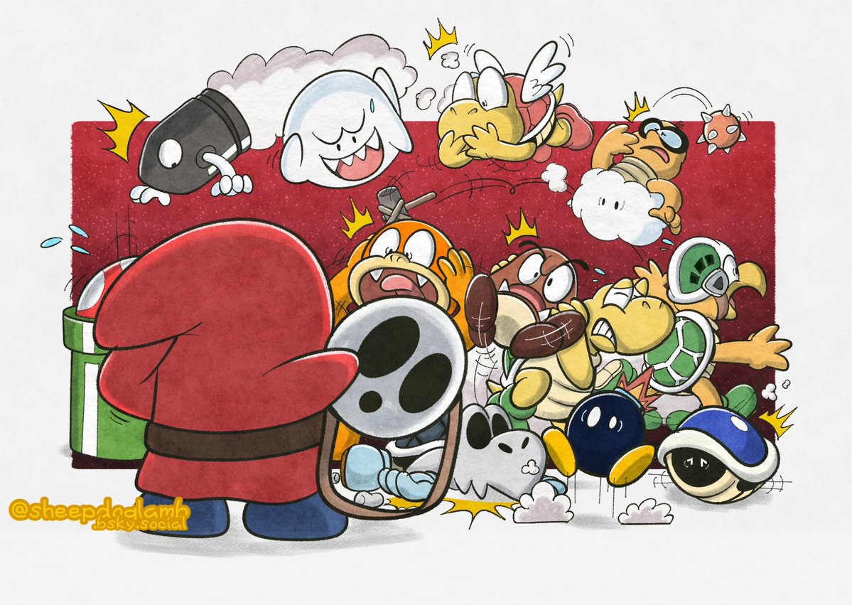 SheepdogLambert's tweet image. pretty sure everyone's overreacting. it can’t be that bad…

#nintendo #supermario #supermariobros #supermariogalaxymovie #fanart #conceptart