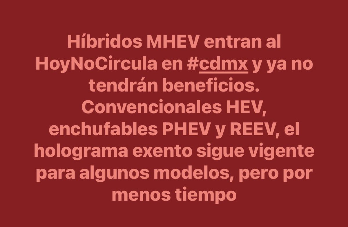 Impuestos para tu #Bienestar.
Tvazteca y Grupo Salinas pagan, y tu también, y tu auto híbrido.

Se están llenando las arcas 🤩

#HoyNoCircula 

eluniversal.com.mx/autopistas/se-…