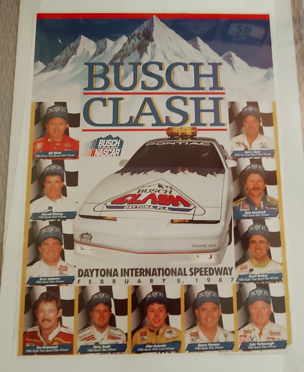1987 Busch Clash....At DAYTONA! Please for the love of all things holy, move this event back where it belongs!! Enough of this "new market crap"....