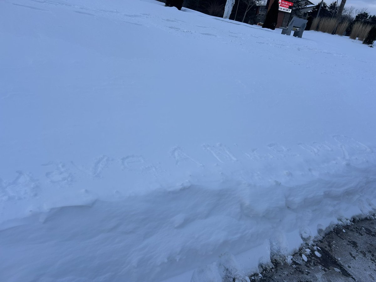 I hate snow, like a lot, but while we wait for spring I decided to write something positive in it with my finger. 

If you can't read it, it says "Have A Nice Day🙂"

So have a good one everybody!