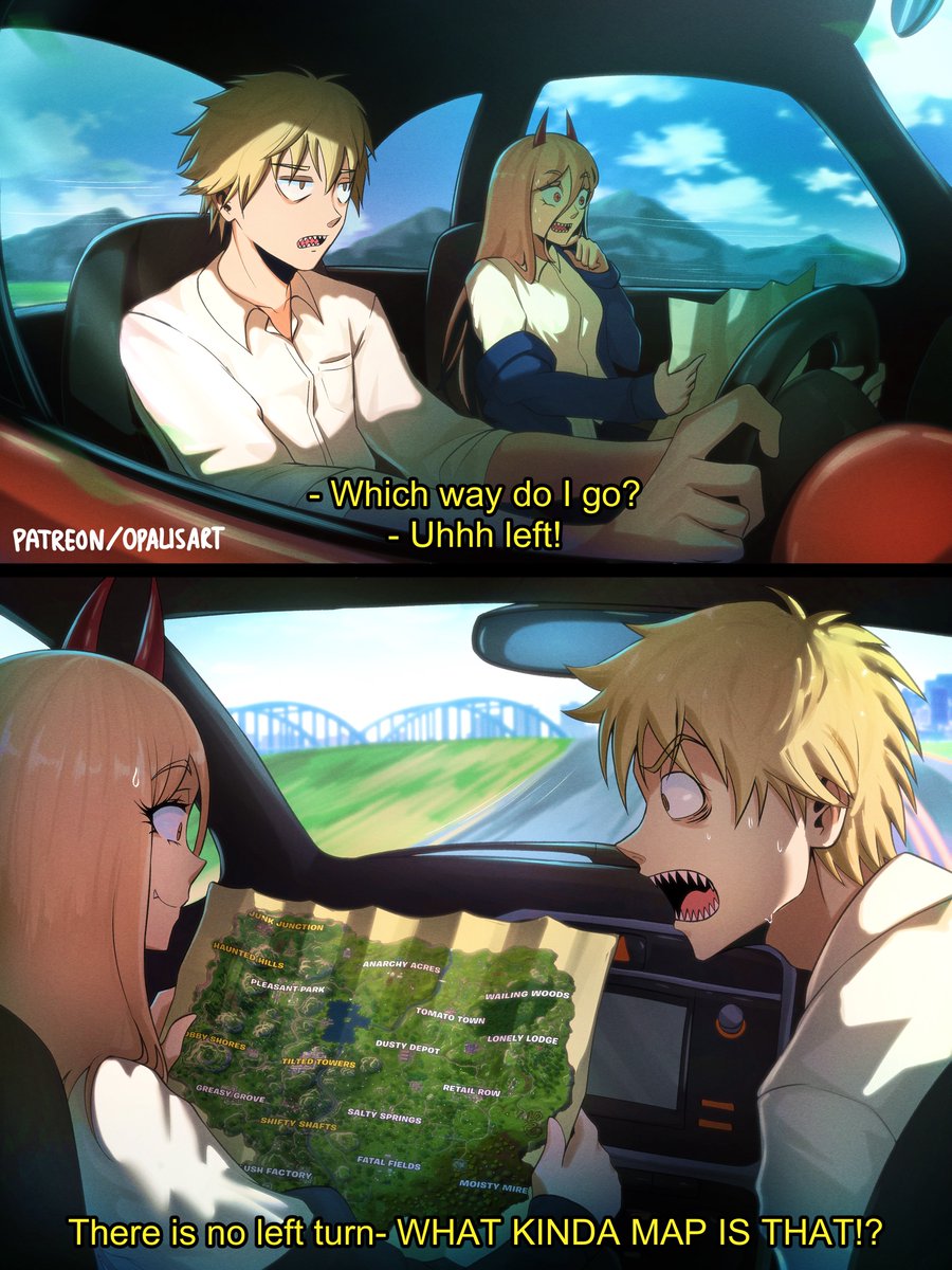 ArtOfOpal's tweet image. They’re so lost bruh 😭 
#chainsawman