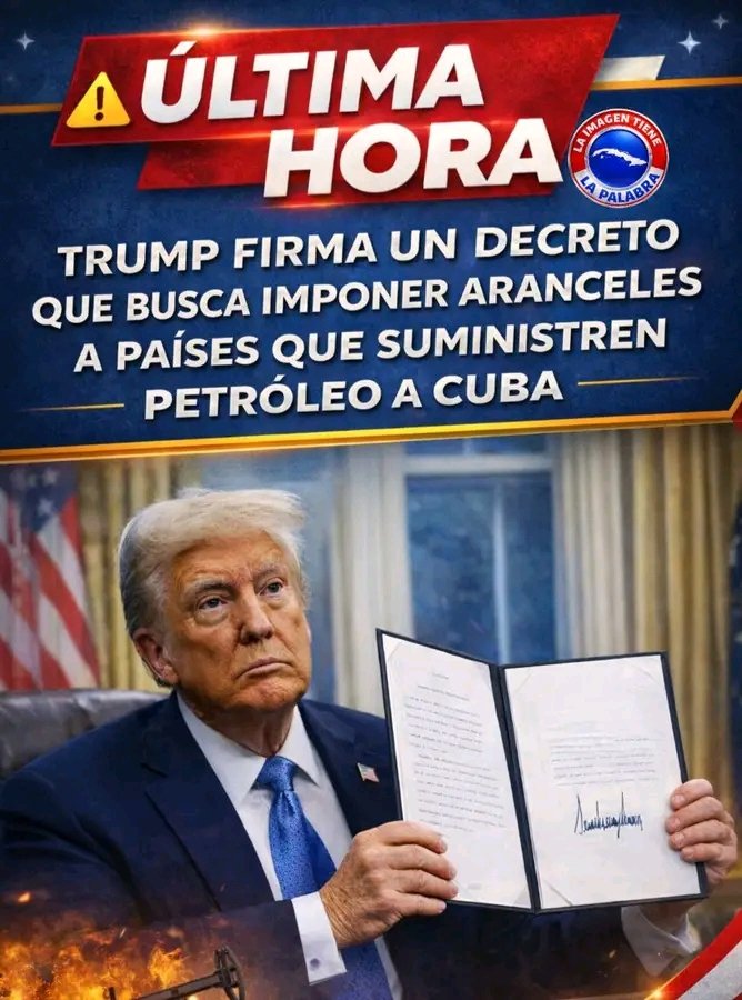 Ante nuevas presiones y amenazas, Cuba no se rind. 
La dignidad d un pueblo no se negocia ni se bloquea. Seguimos firmes, resistiendo y avanzando, con la fuerza d nuestra historia y la unidad que nos define.
#CubaEstáFirme #CubaVencerá 
<a href="/CTC_LasTunas/">Odalis Batista</a> <a href="/JorgeAn87234858/">Jorge Antonio Rojas Velazquez</a> <a href="/AceaMabel/">Mabel Acea</a>