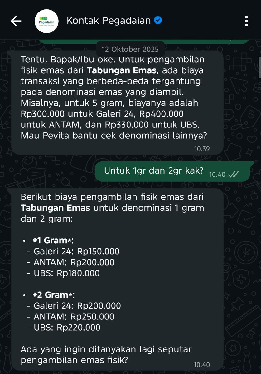 haaaaa2121's tweet photo. @fikirizki @tanyakanrl Ini biaya terbaru kak? Soalnya waktu itu nanya biayanya segini https://t.co/bfSZkX1BKa