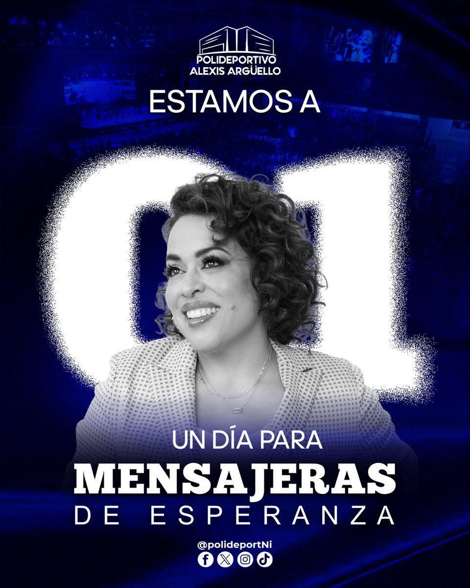 Estamos a un día para mensajeras de esperanza ✨ en #ElPoli🔥