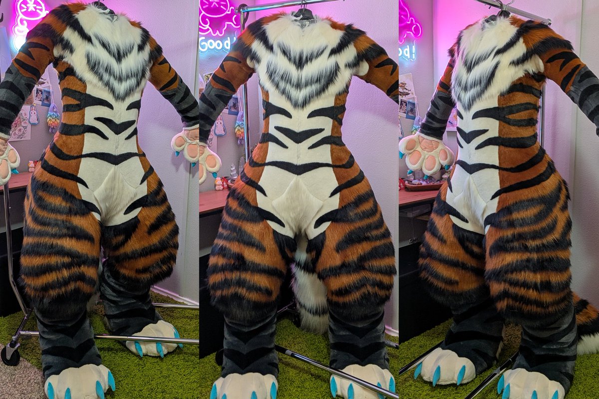 Bunnyfootato's tweet photo. Bodysuit completed for @TalesTigerfox 

Most difficult project I've taken on so far and I'm so happy with the results! https://t.co/xgK1Q0ixx3