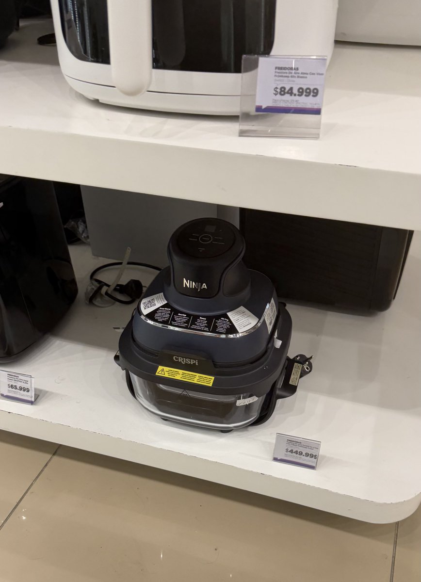 🚨🇦🇷 — EXCELENTE NOTICIA:

👉🏻 Gracias a la IMPECABLE gestión económica de Milei, la FAMOSÍSIMA MARCA Americana “NINJA” llegó al país y sus productos ya se venden en Fravega y muchos otros comercios

LO LLORA EL VIEJO PUT0 DE PICHETTO