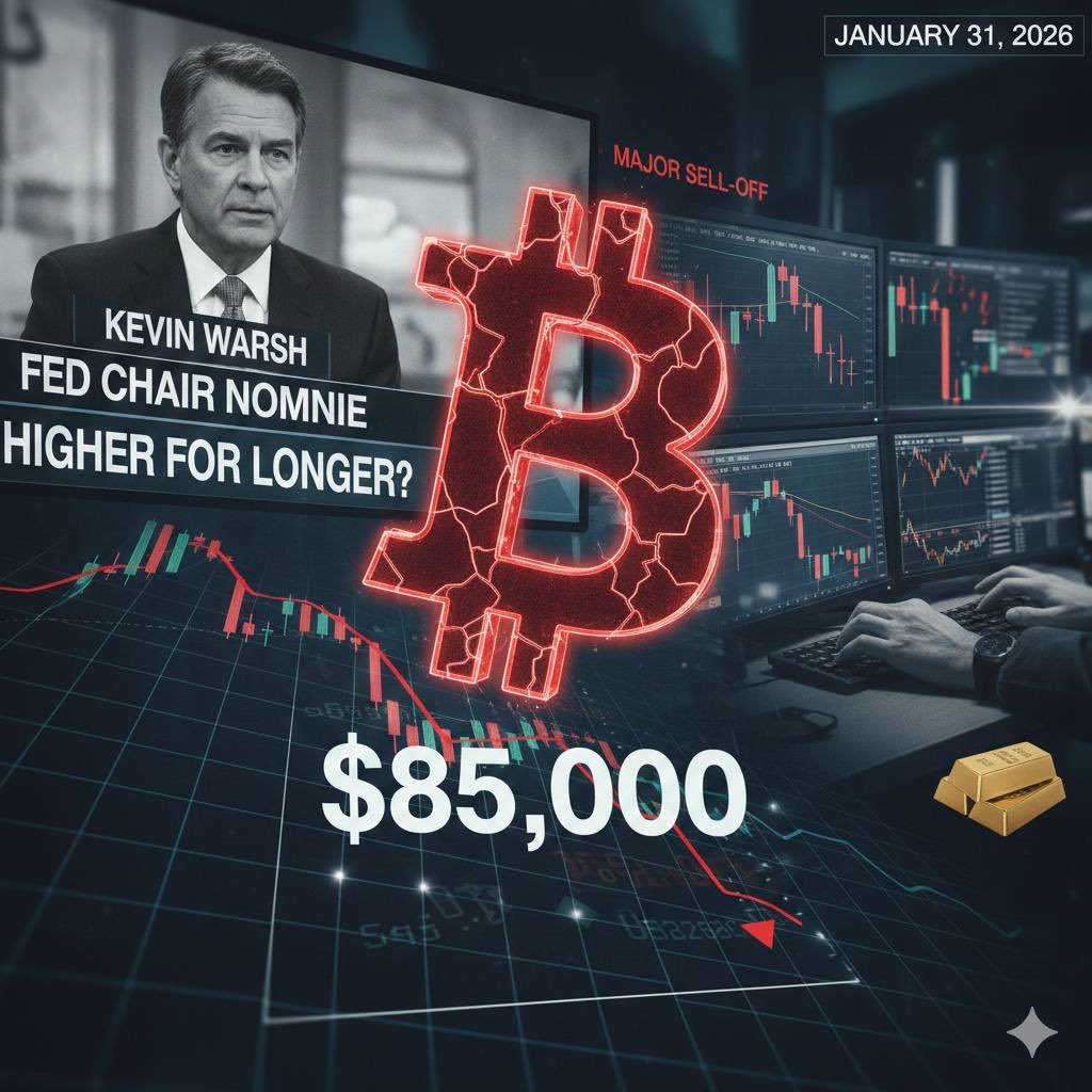 Owen_crypto_'s tweet photo. 🛑 今日頭條：聯準會主席人選疑慮，比特幣跌破 8.5 萬美元關口

在經歷了 2025 年的劇烈波動後，加密貨幣市場在 2026 年 1 月底再次面臨壓力。今日市場焦點集中在美國聯準會（Fed）的領導層變動，導致避險情緒蔓延。
📊 市場數據追蹤
• 比特幣 (BTC)：今日一度跌破 $85,000，創下 2026 年以來的新低 https://t.co/GUgBpcbGb2