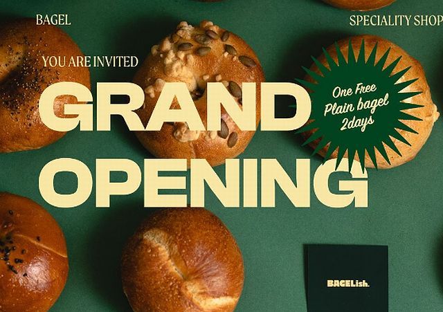 TwitFukuoka's tweet photo. 浄水通にベーグルテイクアウト専門店「BAGELish.」グランドオープン → https://t.co/1029QRcLQf https://t.co/oaje8TdEvo