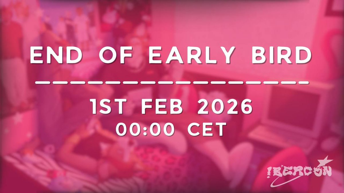 IberconOficial's tweet image. 🇬🇧 Tomorrow is the last day to buy your ticket with the Early Bird discount! 📣

The offer ends on February 1st at 00:00.

Ibercon isn't the same if you're not here, come and be part of the magic! 🐈