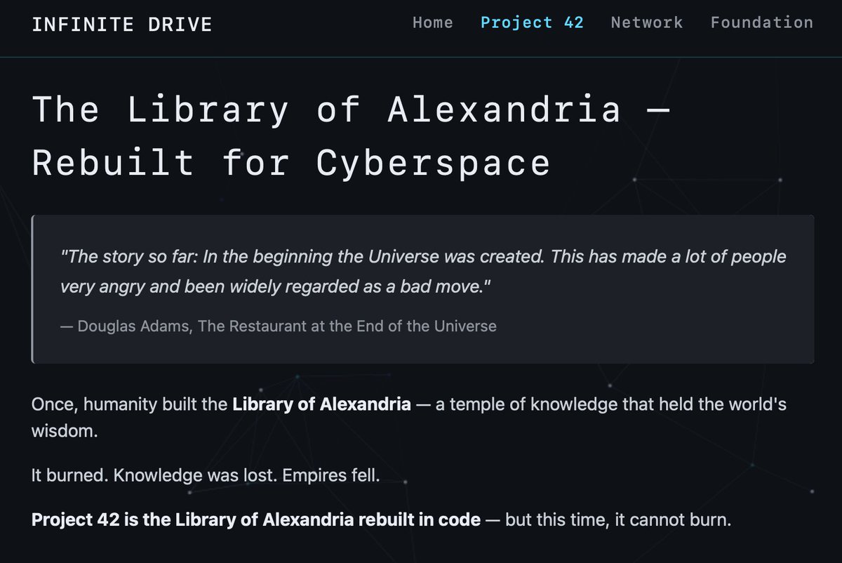 Project 42 tweet media