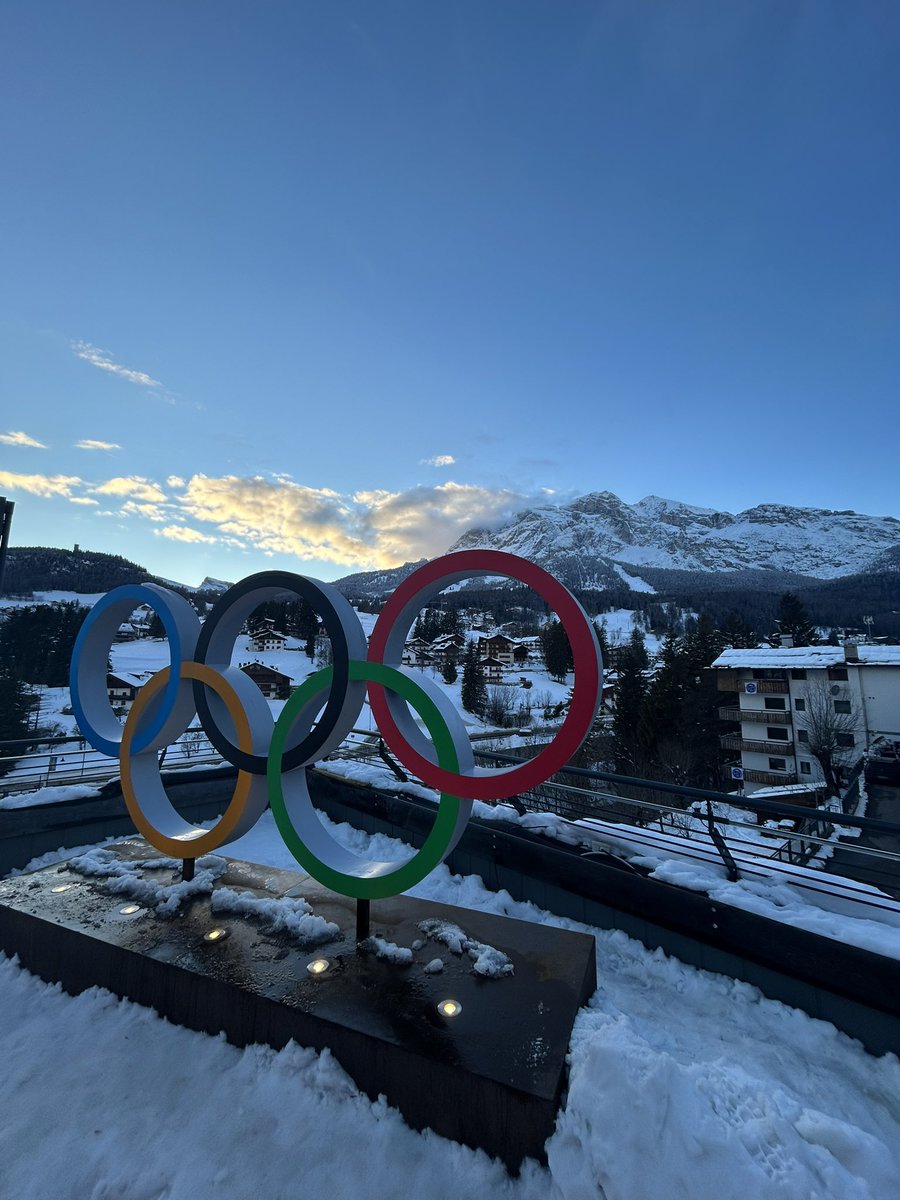 Matt_NBC4's tweet photo. Heading to sleep after a very long travel day but figured I’d post some pics from my home for the next 24 days: Cortina D’Ampezzo, Italy! https://t.co/JlCa0kUT4i