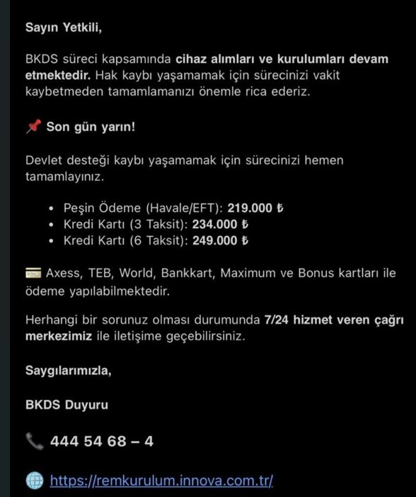 BİRİLERİ TARAFINDAN SOYULUYORUZ.. 50-60 BİN LİRALIK SİSTEMLER  <a href="/tcmeb/">Millî Eğitim Bakanlığı</a> VE <a href="/innovabilisim/">İnnova Bilişim</a> tarafından bize 250 bin liraya kadar satılmaya çalışılmakta. <a href="/Huzeyfe_Ylmz/">Huzeyfe Yılmaz</a>  <a href="/RTErdogan/">Recep Tayyip Erdoğan</a> HAK VAR ADALET VAR.. YAPMAYIN ETMEYİN.. 400 BİN LİRA İKİ FİRMAYA PARA ÖDEDİM.. ETMEYİN NOLUR..