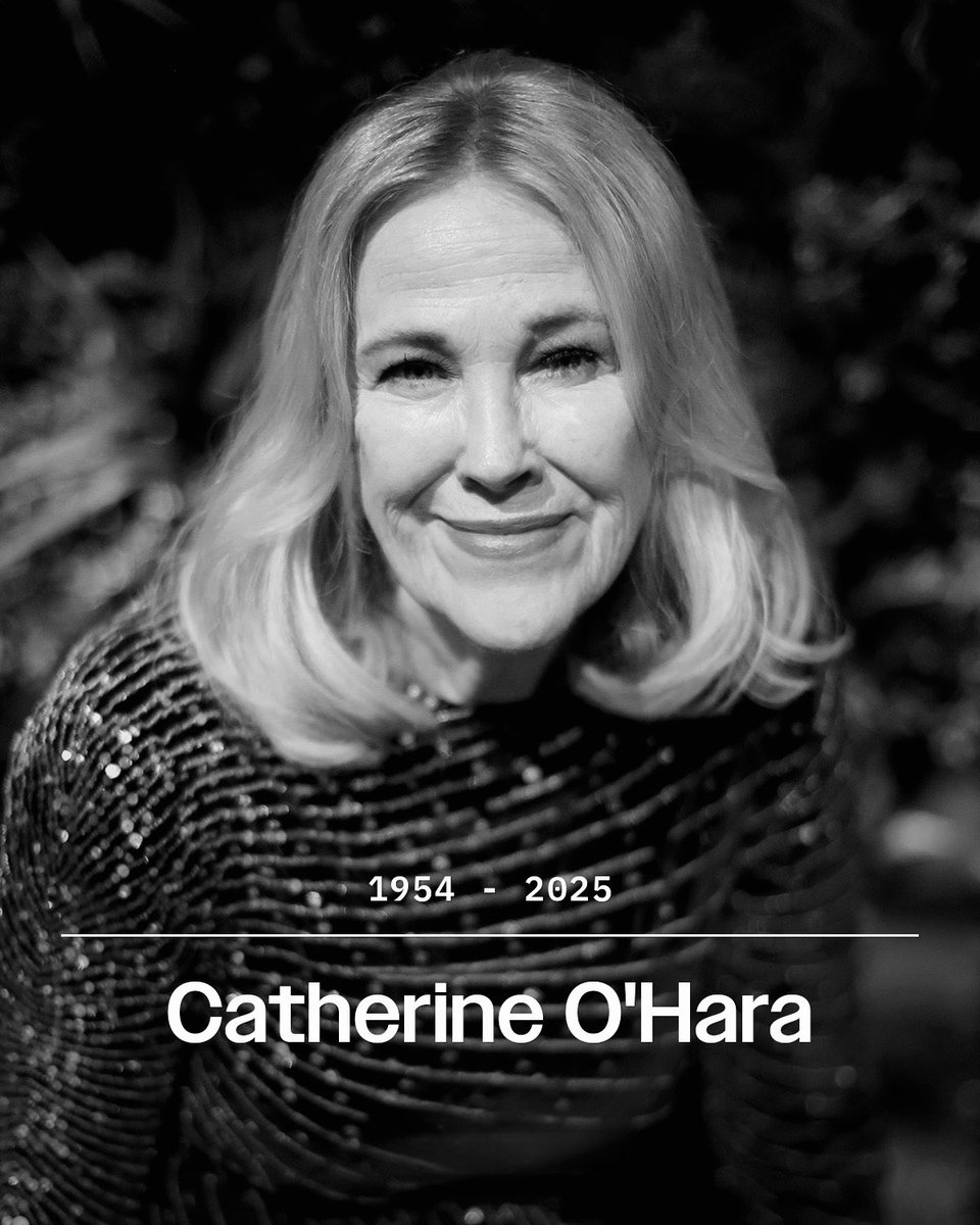 happyhapppyk's tweet photo. Rest in peace, Catherine O’Hara 💔
Home Alone is played in my house every Christmas, this breaks my heart 😢 https://t.co/ShufUXtFQM