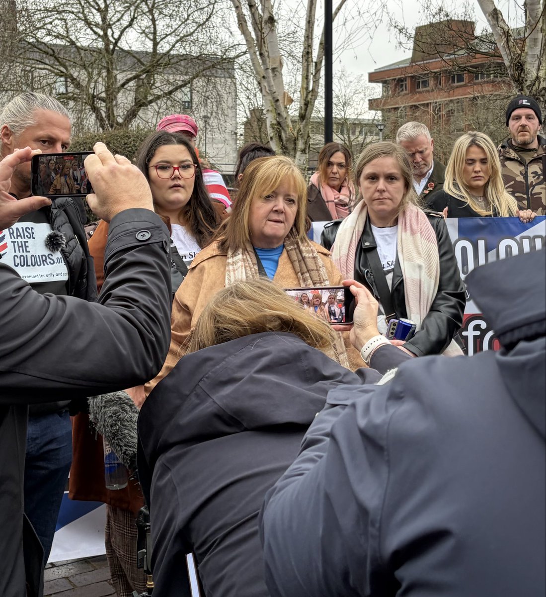 This is Siobhan Whyte, Rhiannon’s Mum. I am in absolute awe of her. Left absolutely destroyed, broken and shattered by the death of her beloved daughter, she has been dignified, controlled and respectful throughout this most horrific ordeal. I asked her how she’s managed to