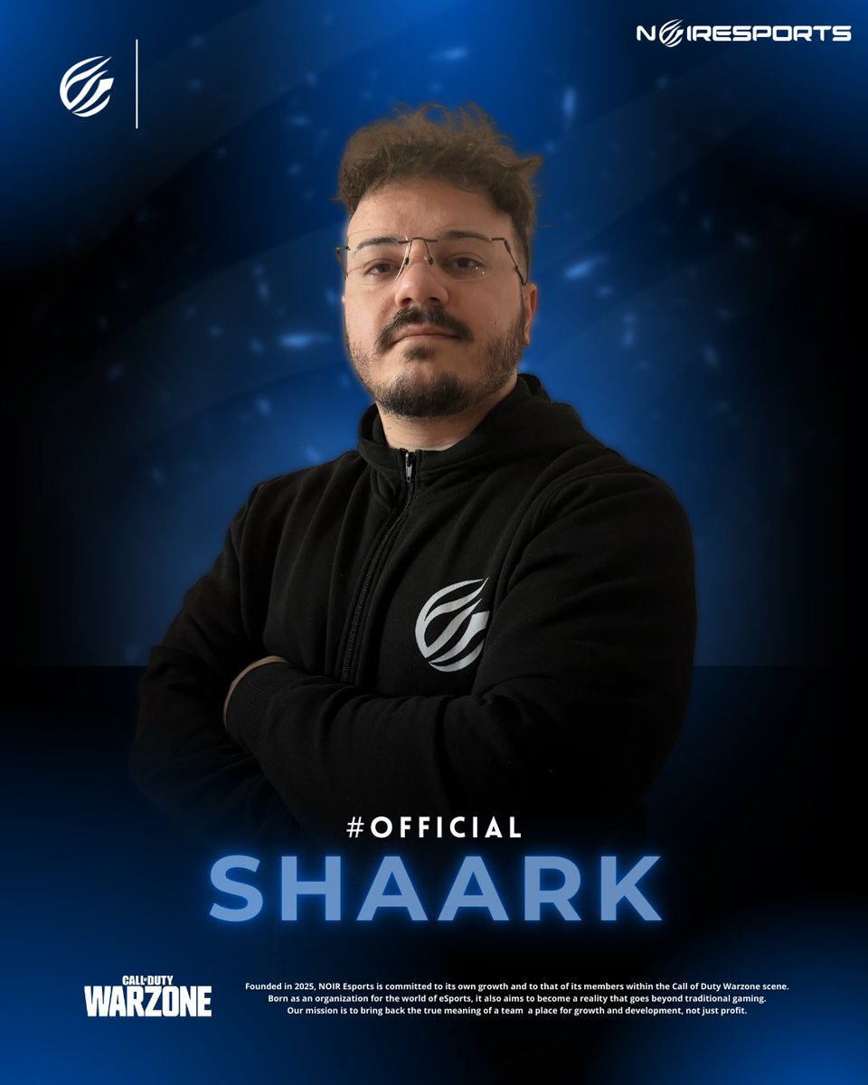 BREAKING NEWS 🚨

We are happy to announce that Domenico, alias “Shaark”, has been promoted to the Official eSports category. Great things await us! 📝

#warzone #tournaments #callofduty #esports
