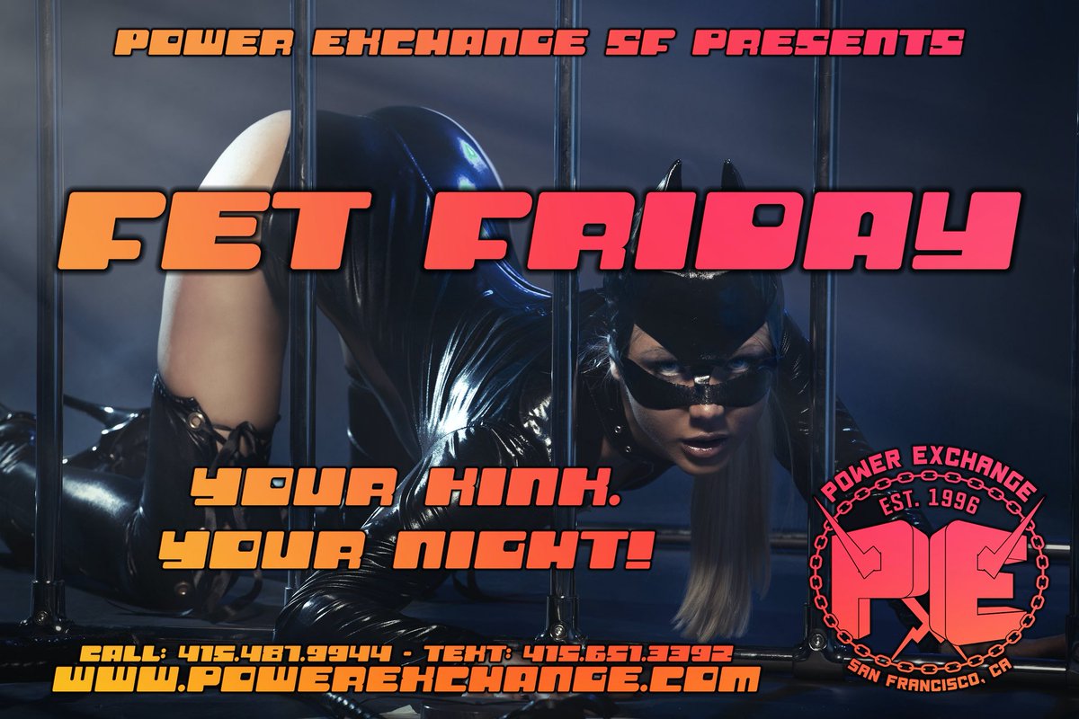 FET FRIDAY returns.
Bring your toys. Bring your partner. Or come solo and find someone who gets it.
Two floors open to everyone.
Third floor: couples &amp; singles in female attire only.
9PM–4AM.
Your night. Your desires. No apologies.