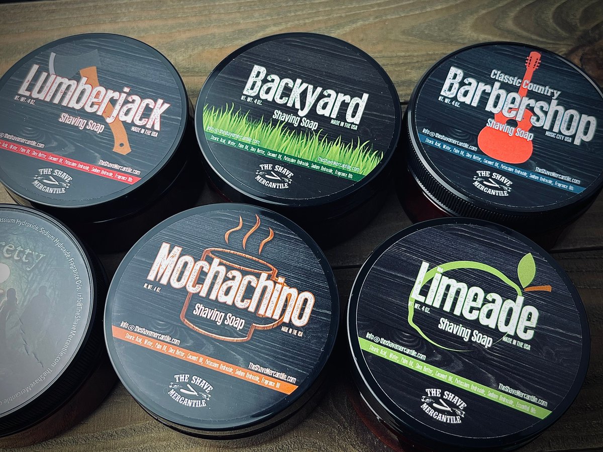 A better shave doesn’t require more products . . . it requires the right ones.

Our TSM house brand shaving soaps are made to provide a smooth, comfortable shave with excellent protection and slickness. Great scents. No gimmicks. No guesswork.

#TheShaveMercantile #wetshaving