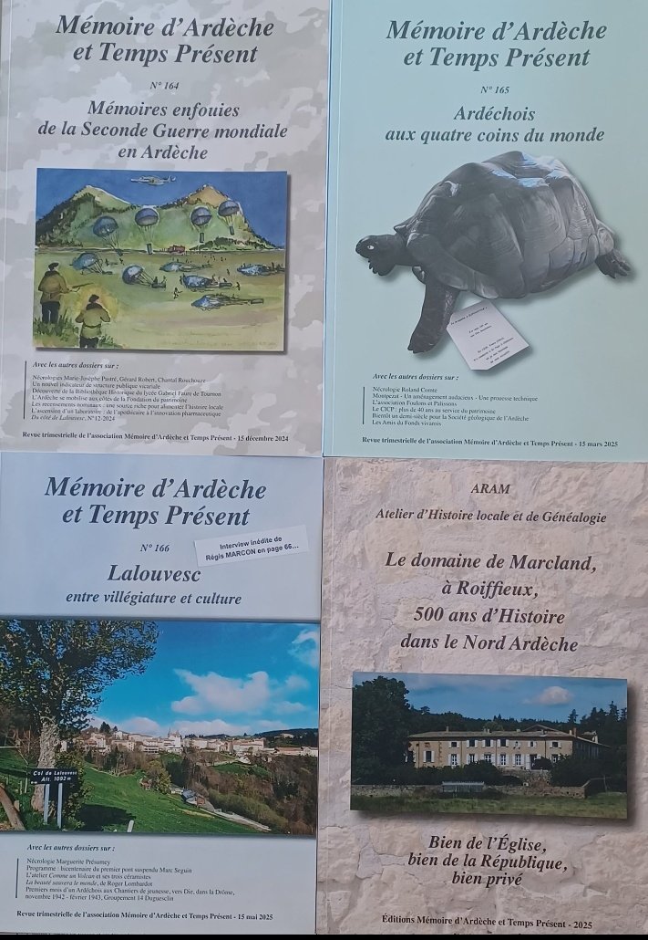 MATP_ARDECHE's tweet photo. 📖 Curieux de l’histoire et du patrimoine ardéchois ? Un seul Cahier vous manque… et toute une collection vous appelle ! 👉 Découvrez les Cahiers MATP et nos nombreuses publications à notre stand 📍AG MATP  samedi 31 janvier, 14h Salle Triolet Chomérac
📚 #Ardèche #Patrimoine https://t.co/Ztll5jOsag