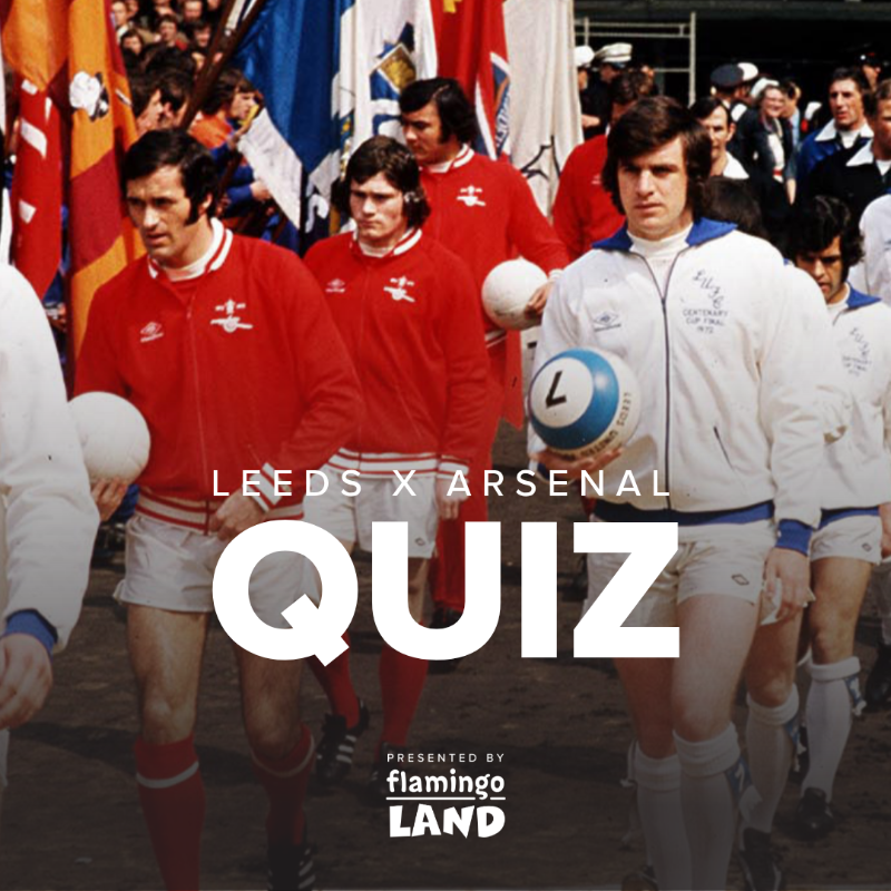 LUFC's tweet photo. 🧠 10 questions, how many can you get right? Test your knowledge on #LEEARS and you could win with @flamingolanduk