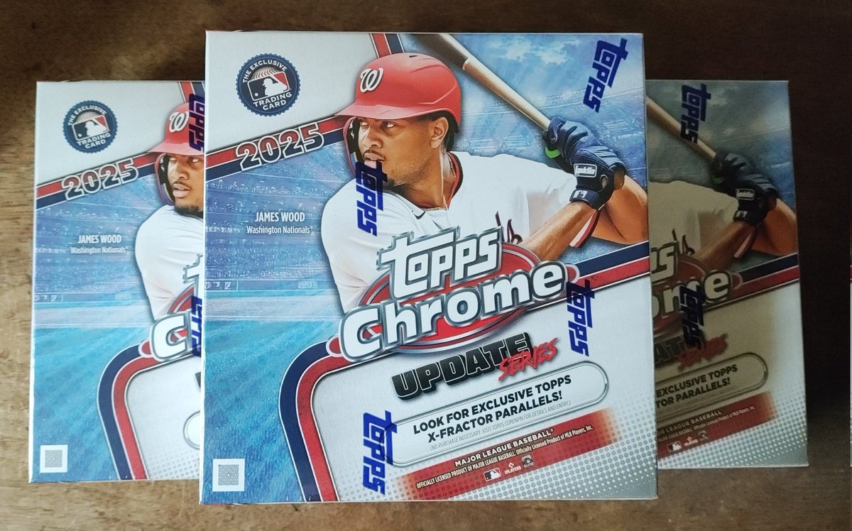 🚨 Friday Night Rips 🚨 
2025 Topps Chrome Update Series 
3 Mega Boxes 

$15 Pick one, get one FREE after filled 
14 spots available 
Spot 15 will be given away on the wheel to one random RTer

$5 Future Break credit if I pull you an auto 

$5 shipping whenever you are ready