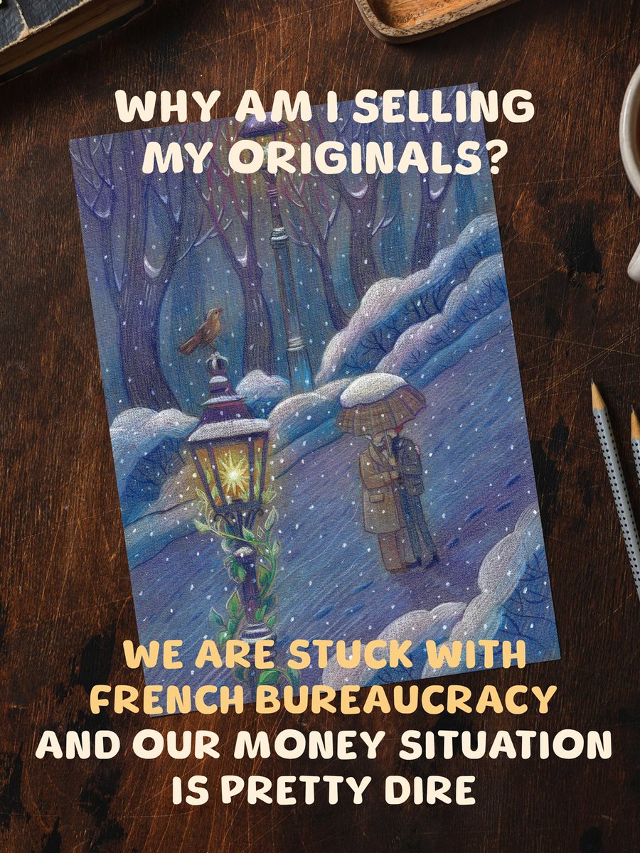 illustoryart's tweet photo. 3 days before my birthday, and to be honest, I'm at my lowest.
We just got a disappointing update on our immigration case.
It's not a rejection yet, but the chances don't look good.
My savings are running out, and I can't work in France.
If you want to help, here is how: https://t.co/9Y5SCdJ5bw