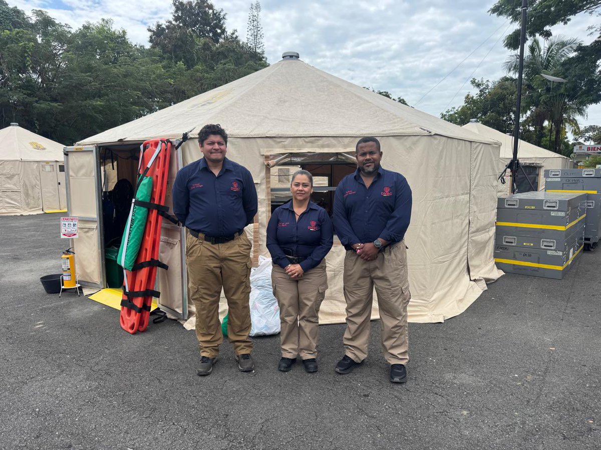 DNBomberosCol's tweet photo. #DNBCEnElQuindío | Avanza el segundo día de entrenamiento del proceso de reclasificación del USAR COL-1 del @SNGRDColombia ante la ONU, en el marco de INSARAG.

Trabajamos articuladamente para fortalecer la respuesta del país ante emergencias. 🚒🇨🇴 https://t.co/B9SHDhxjUY