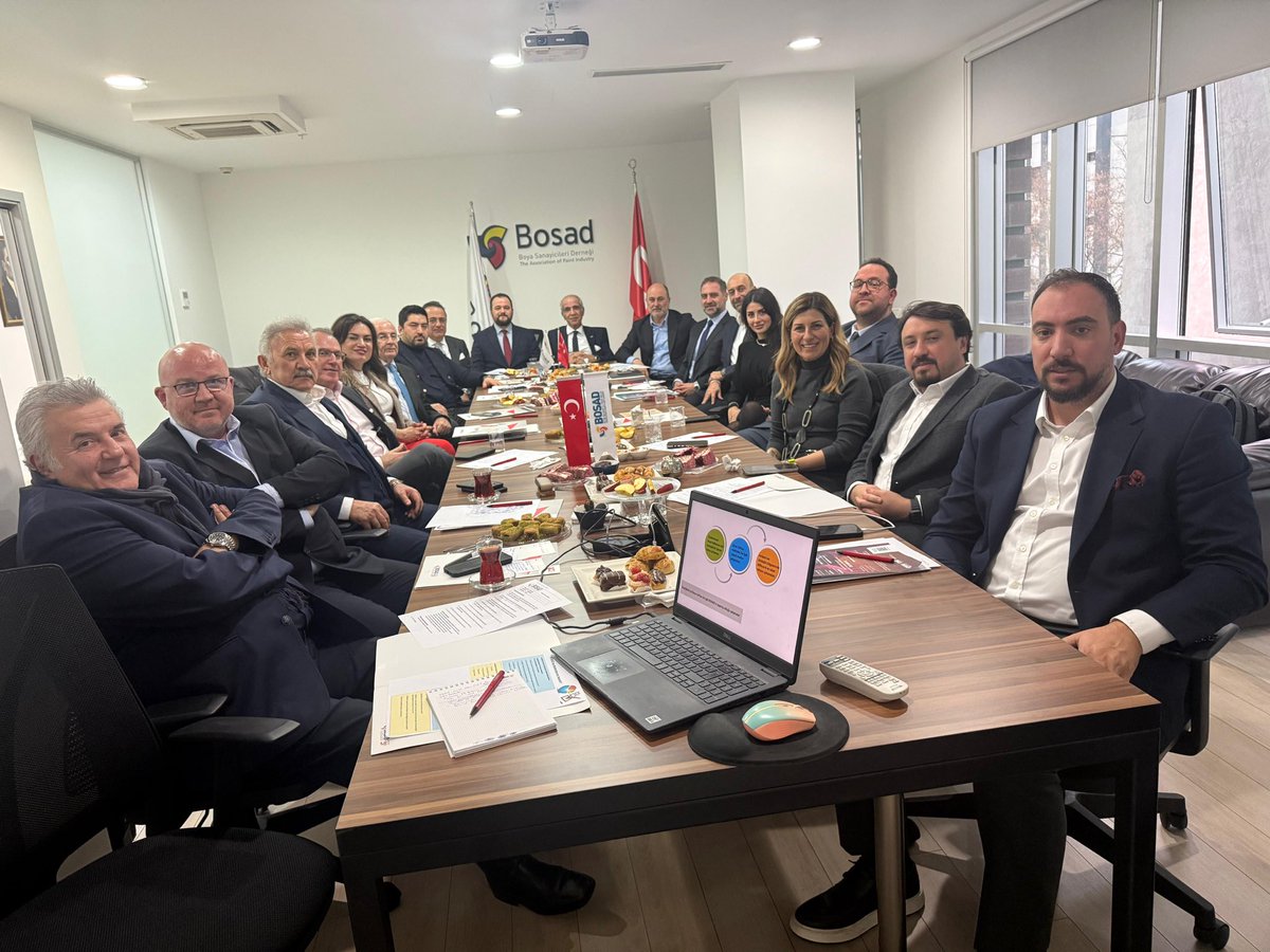 DusmezOya's tweet photo. BOSAD 12. Dönem 5. Olağan Yönetim Kurulu Toplantısı, Sn. Kenan Baytaş başkanlığında gerçekleştirildi.
#BOSAD #BoyaSanayicileriDerneği
#Toplantı #Sektör #YönetimKurulu https://t.co/yOuBNhCOp5
