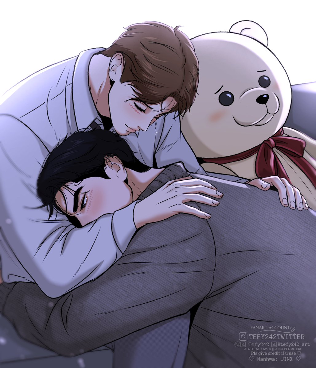 Tefy242's tweet photo. I just want the two of them to open their hearts and allow themselves to start over 🥺♥️

» ₊˚ ‿︵‿୨୧ · · ♡ · · ୨୧‿︵‿ ˚₊««
C:_MinGwa ᵔદᵔ   ༶⁺ ❤︎ R: JINX ❤︎ ༶ .⁺˖
#징크스 #Jinxmanhwa #Jinx  #tefy242fanart https://t.co/HfhNLjaT8h