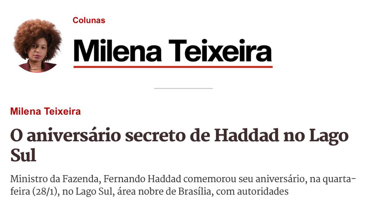 roberta_bastoss's tweet image. A jornalista tenta, de forma nada inocente, transformar o aniversário de Fernando Haddad em algo moralmente questionável. 

Não por haver irregularidade, porque não há, mas porque há uma escolha deliberada de enquadramento, sugerir erro onde só existe vida social.

Não se aponta…