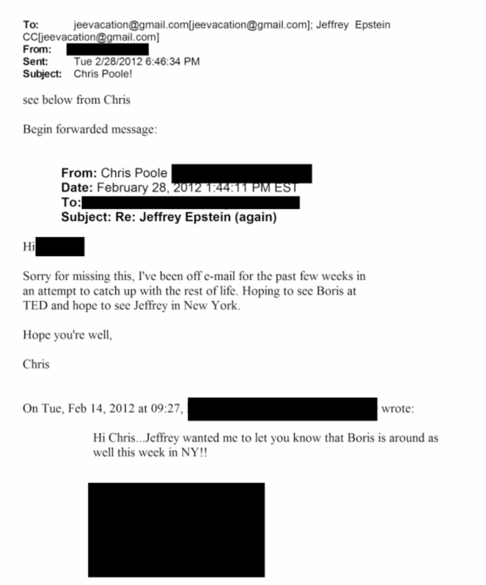 moot was in contact with epstein lol