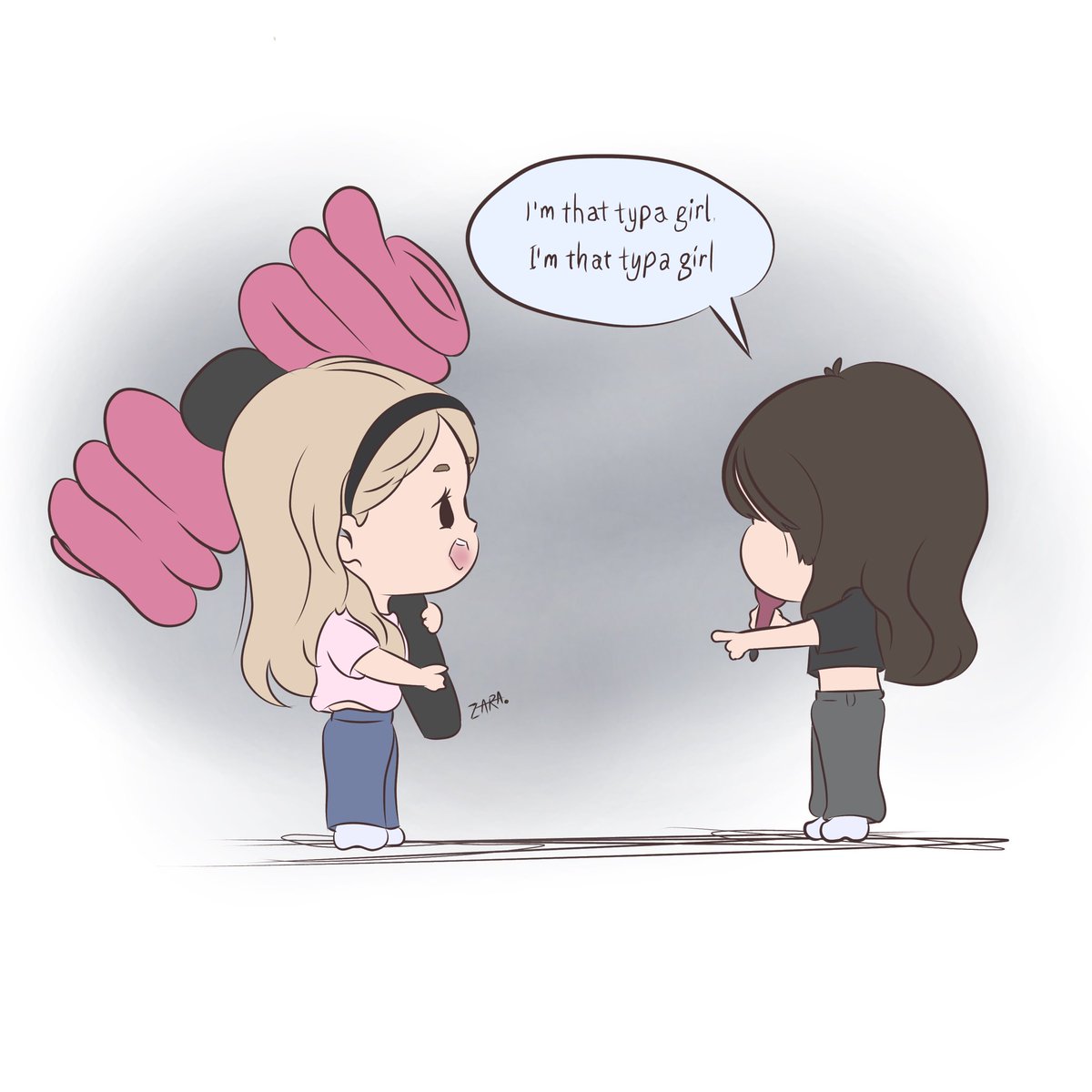 Their cute moment 🥰 LISA &amp; ROSÉ